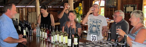 Gracebrook vinyard wine tasting