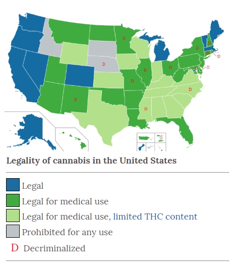 US state cannabis laws
