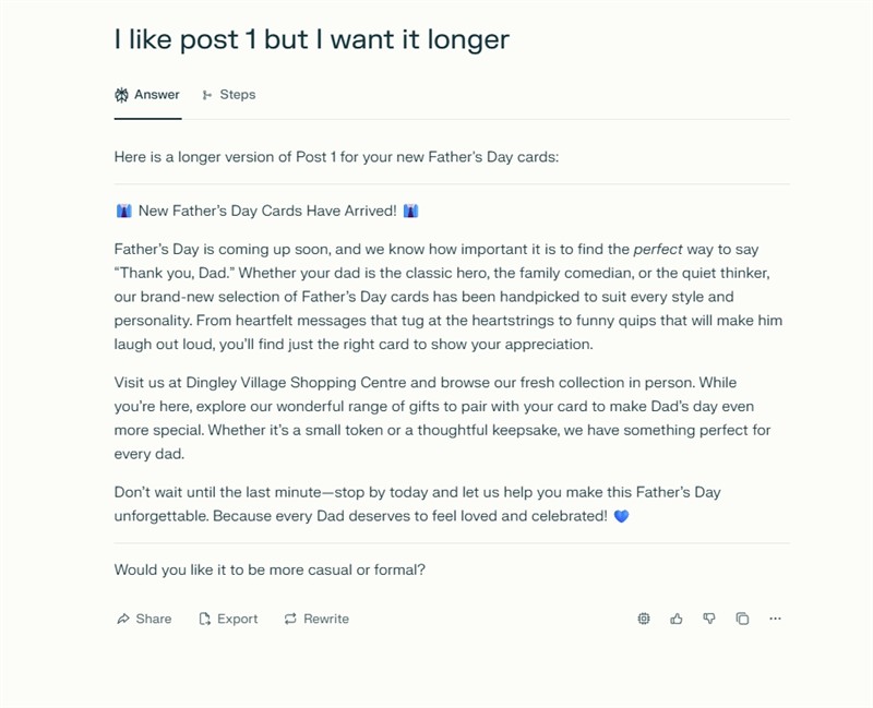 Using AI to make advertising copy