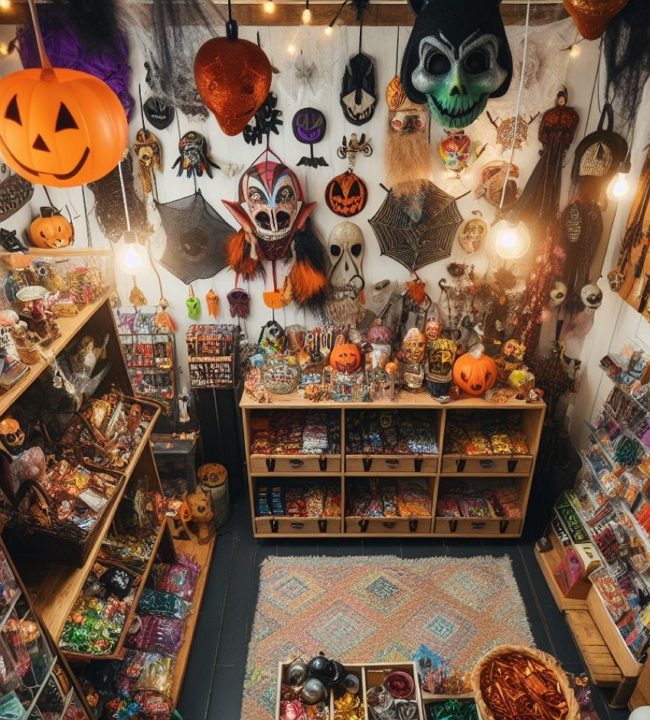 What sells in my shop during Halloween?