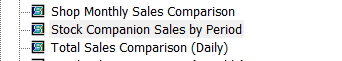 Stock companion report