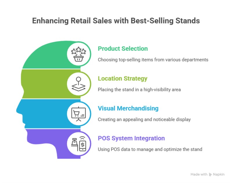 Visual marketing top selling stands